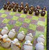 Chess Set - Sheep vs Kiwi