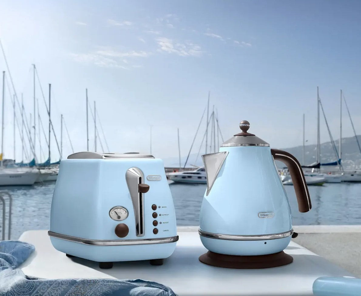 Vintage Breakfast Pack - De'Longhi Icona Azure (KBO2001.VAZ + CTO2003.VAZ)