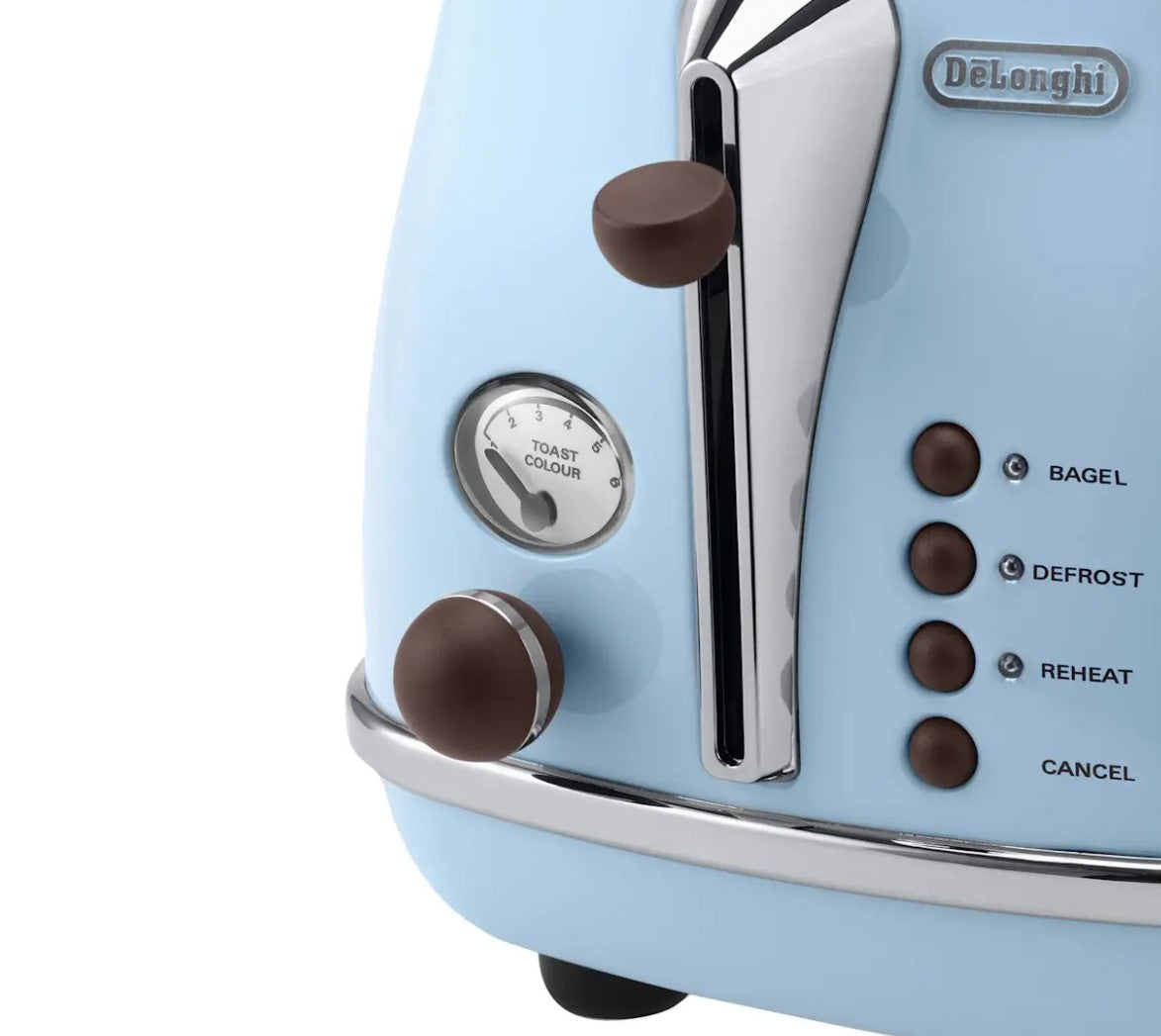 Vintage Breakfast Pack - De'Longhi Icona Azure (KBO2001.VAZ + CTO2003.VAZ)