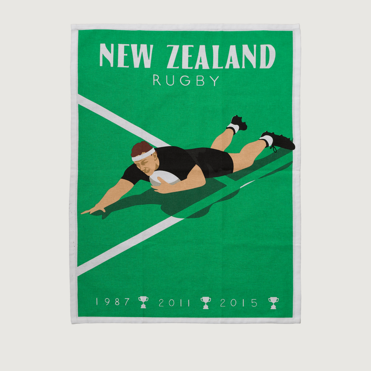 Moana Road - NZ Aotearoa Tea Towels - Rugby
