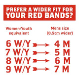 Red Band Women/Youth  Low Size 9