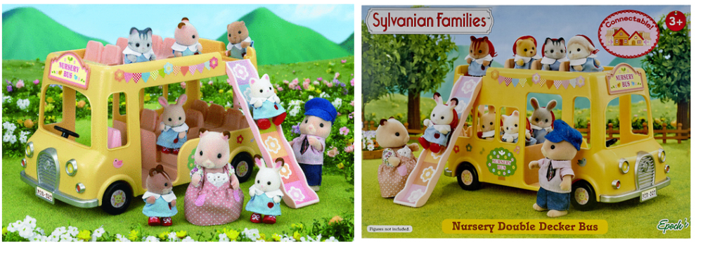 Forest Nursery Double Decker Bus -Sylvanian Family