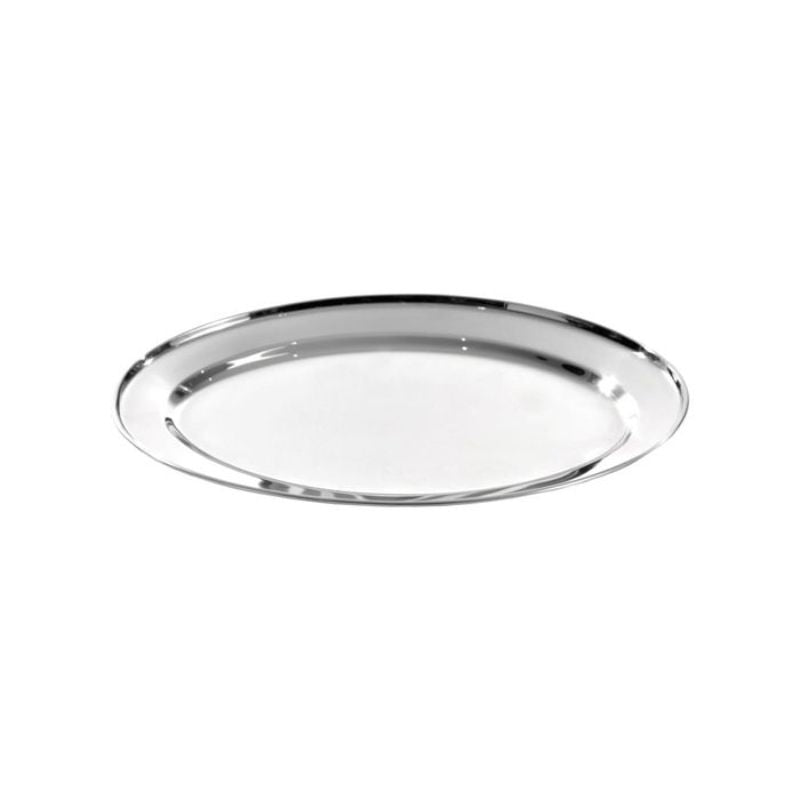 PLATTER - OVAL S/STEEL (65CM)