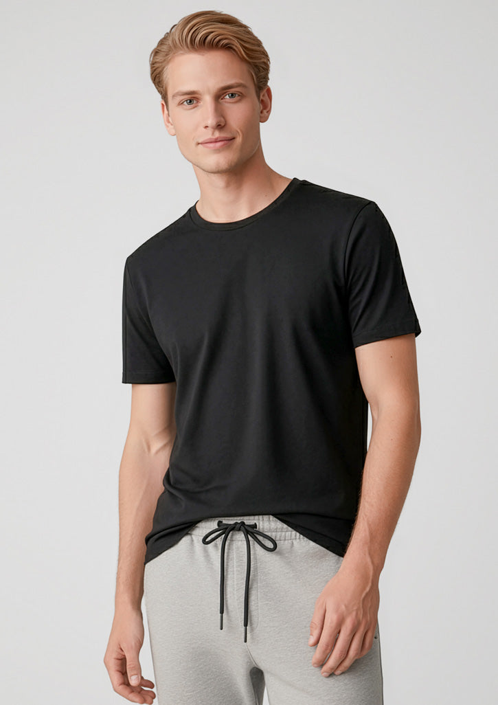 Action Mens Short Sleeve Tee - Black