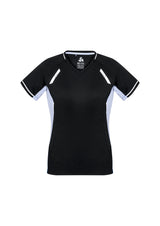 Renegade Womens Short Sleeve Tee - Black/White/Silver