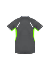 Renegade Womens Short Sleeve Tee - Grey/Fluoro Lime/Silver