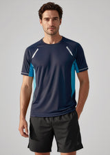 Renegade Mens Short Sleeve Tee - White/Black/Silver