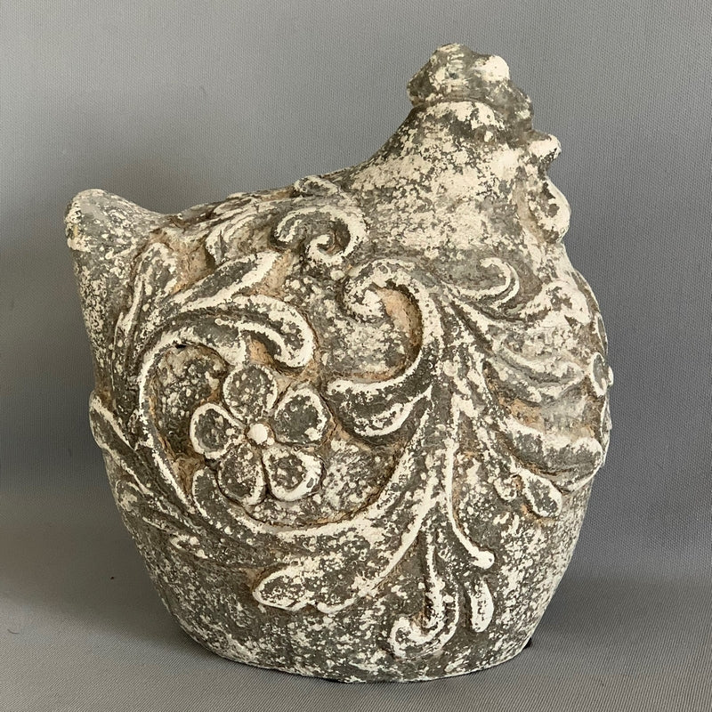Ornament - Floral Chook (17 x 17cm)