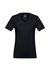 Aero Womens Short Sleeve Tee - Solid Black