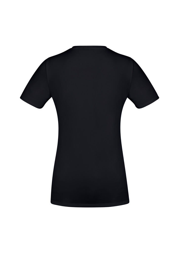 Aero Womens Short Sleeve Tee - Solid Black