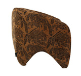 ACCENT CHAIR - HUNTRESS CHENILLE FABRIC (TIGER/BROWN