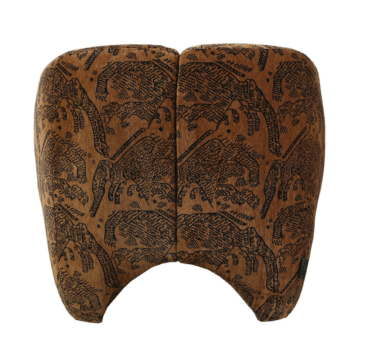ACCENT CHAIR - HUNTRESS CHENILLE FABRIC (TIGER/BROWN