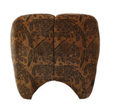 ACCENT CHAIR - HUNTRESS CHENILLE FABRIC (TIGER/BROWN