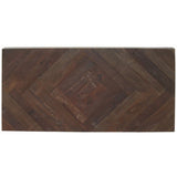 Dining Table - Prairie Parqet With Double Pedastal Base Walnut (180cm)