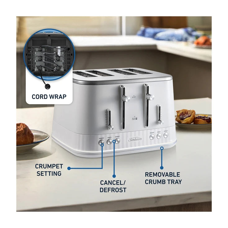 TOASTER - FRENCH RIVIERA COLLECTION (WHITE)