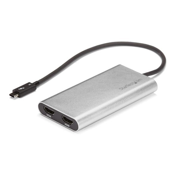 Thunderbolt 3 to Dual HDMI Adapter - 4K 60Hz - Mac and Windows Compatible