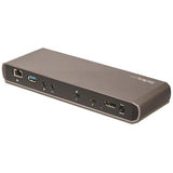 Thunderbolt 3 Dock enables dual 4K displays, 85W PD charging, and multiple USB ports for enhanced productivity and connectivity.