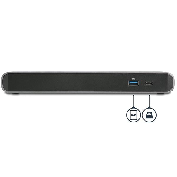 Thunderbolt 3 Dock with dual 4K support, 85W Power Delivery, and multiple USB ports for enhanced productivity and connectivity.