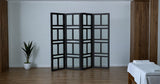 ROOM DIVIDER - ANTIQUE BLACK ELM RECLAIMED ELM (2.4m x 1.9m x 4cm)