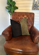 CUSHION COVER - SNUGG & CO.PATCHWORK (BLACK GREEN CORDUROY VELVET)