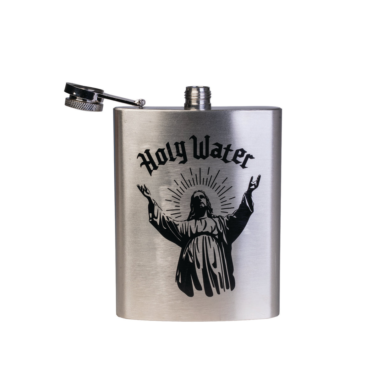 Holy Water Metal Hip Flask