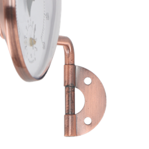 Thermometer - Window Frame Round Copper