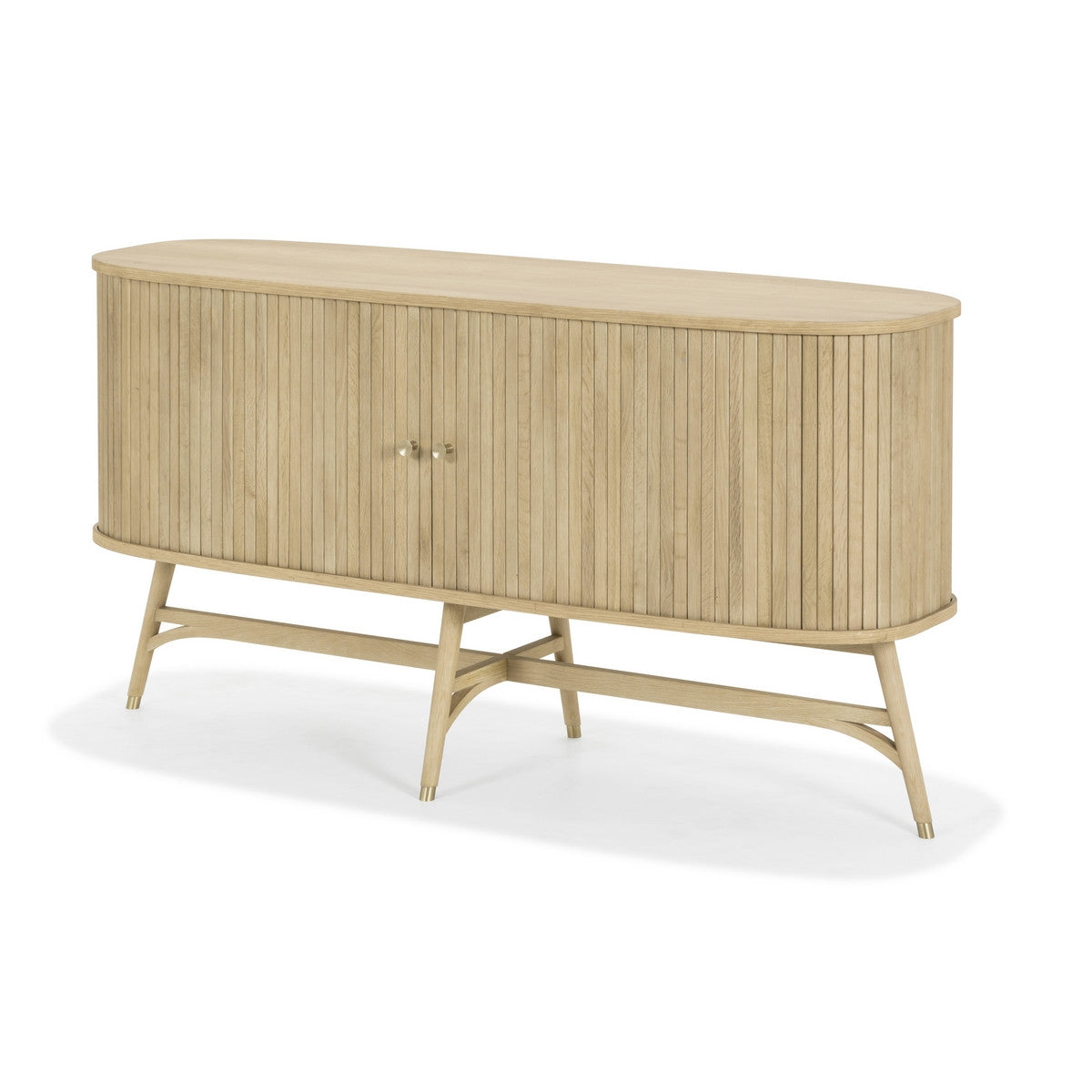 SIDE BOARD WITH SLIDING DOORS - NORDIC OAK (1.4m)