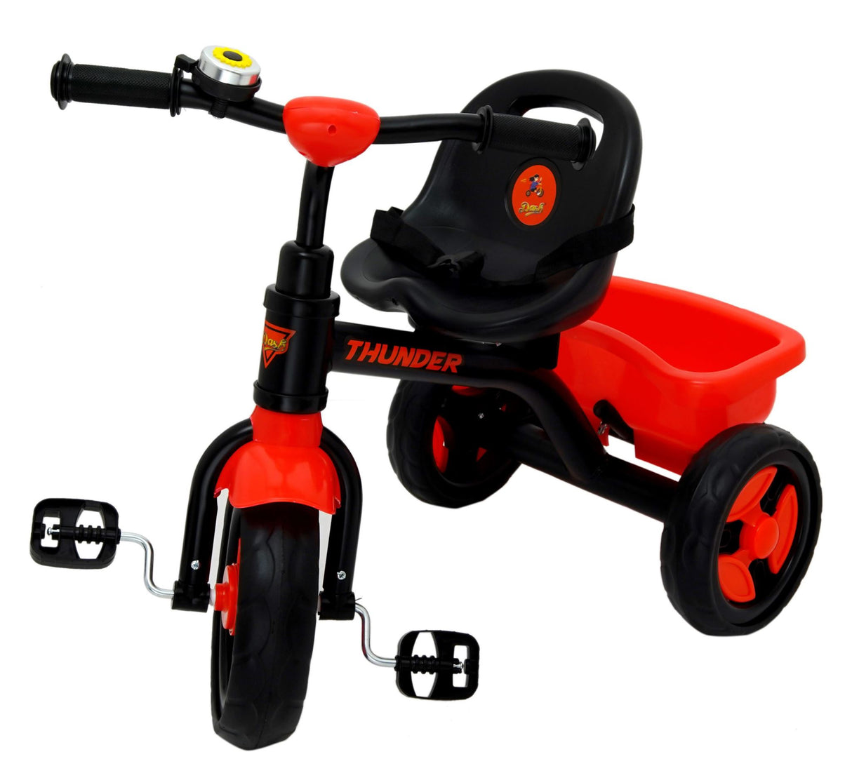 Kids Thunder Plug & Play Trike With Seat Belt DT-640 Red