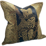Cushion Cover - Oasis Hand Embroided (Leopard/Black)