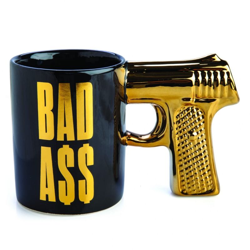 3D Mug - Bad Ass Gun Handle