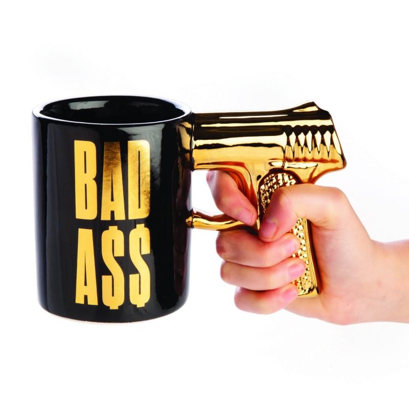 3D Mug - Bad Ass Gun Handle