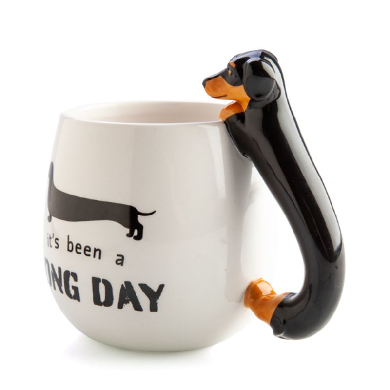 Mug - Furever Pets Dachshund 3D Handle  (14.5cm)