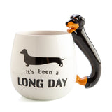 Mug - Furever Pets Dachshund 3D Handle  (14.5cm)