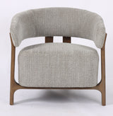 OCCASSIONAL CHAIR - LUNA TAUPE W/ ASH ACCENT LEGS