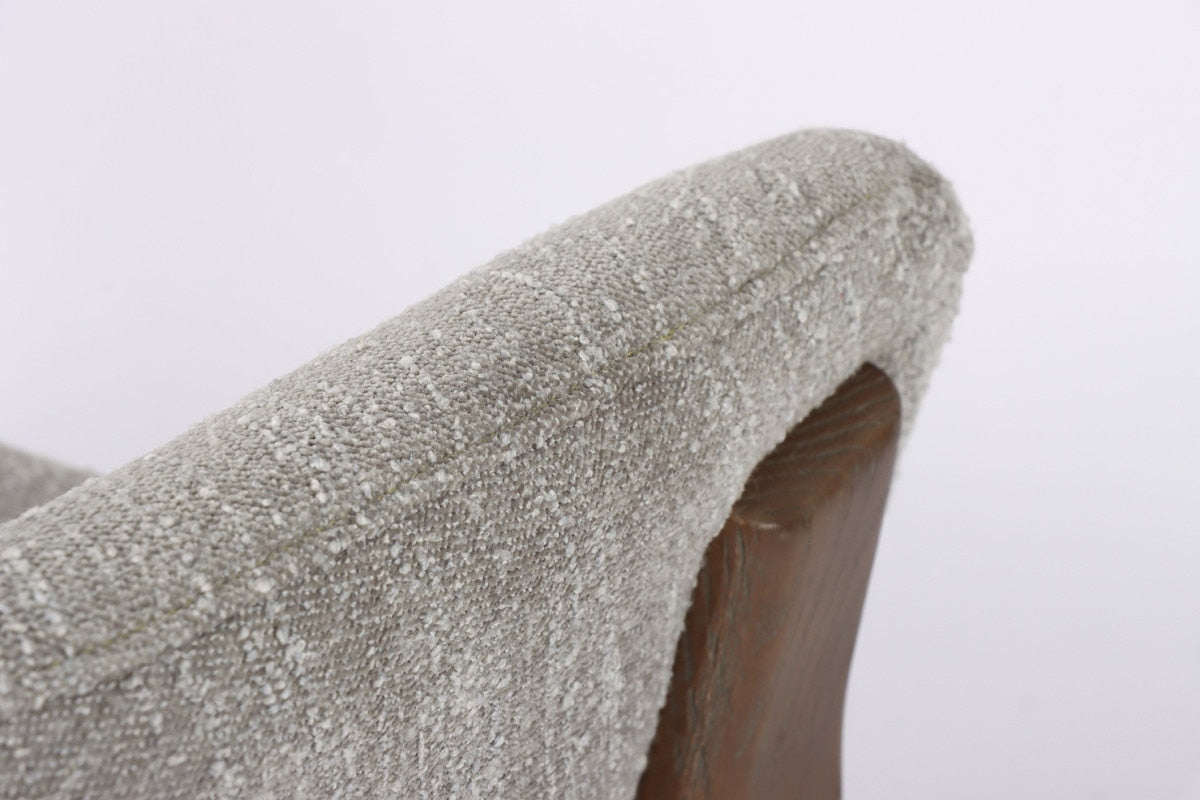 OCCASSIONAL CHAIR - LUNA TAUPE W/ ASH ACCENT LEGS