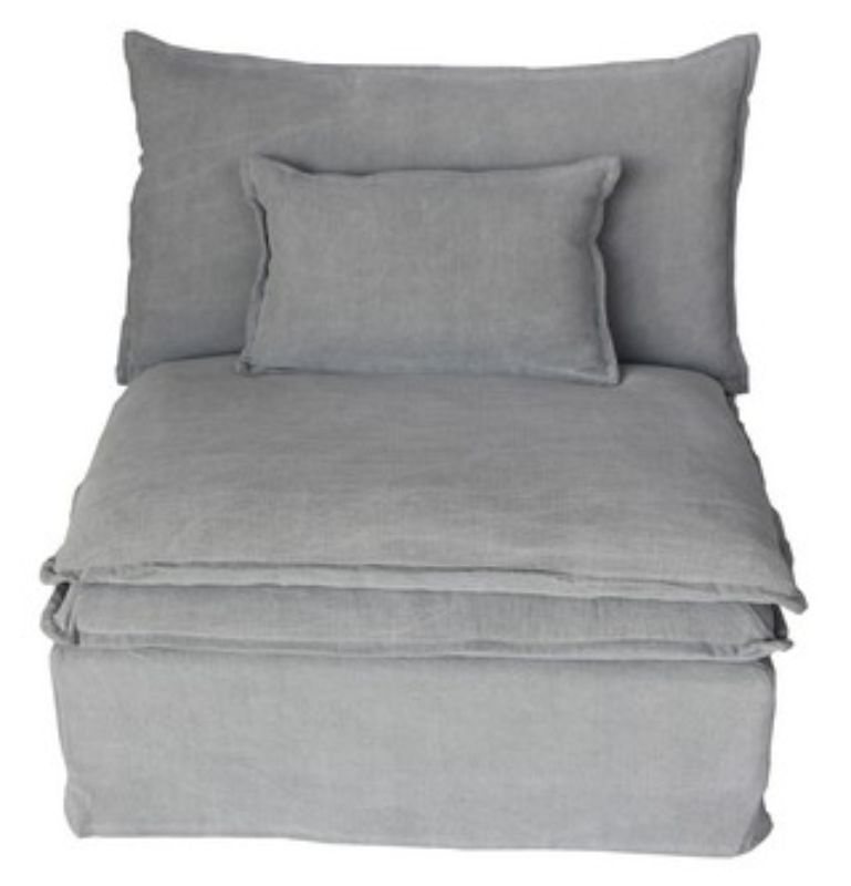 Sectional middle 1 seater with Malta double cushion, measuring 95cm, designed for comfort and style.