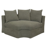 CORNER Sofa - LUCCA OLIVE (1.18m x 1.18m x 67cm)