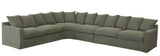CORNER Sofa - LUCCA OLIVE (1.18m x 1.18m x 67cm)
