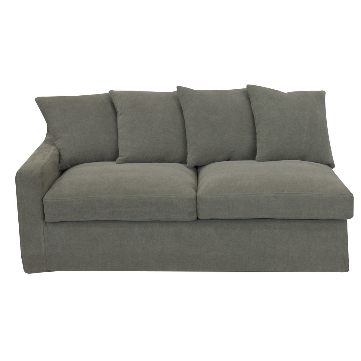 LEFT 2 SEATER - LUCCA OLIVE (1.67m x 73cm x 67cm)