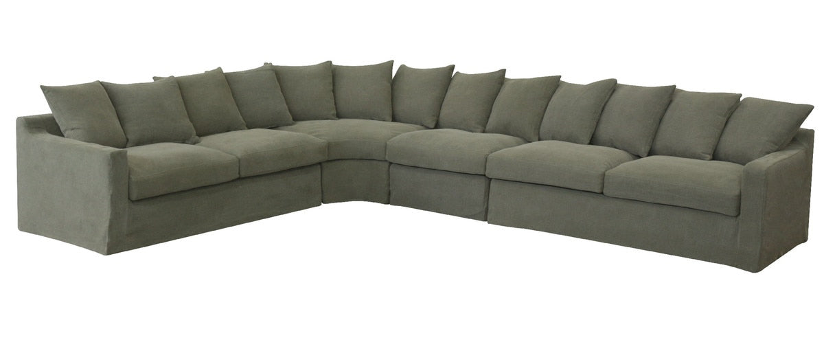 LEFT 2 SEATER - LUCCA OLIVE (1.67m x 73cm x 67cm)