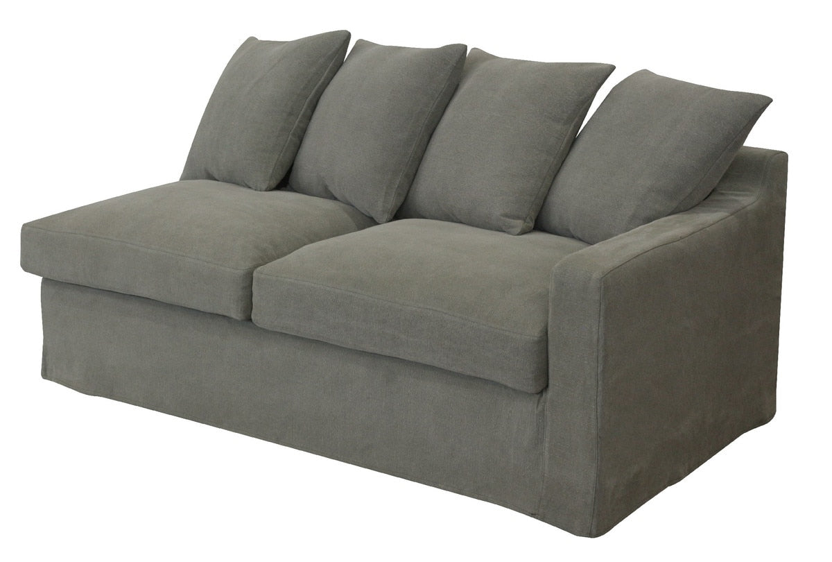 RIGHT 2 SEATER - LUCCA OLIVE (1.67m x 73cm x 67cm)