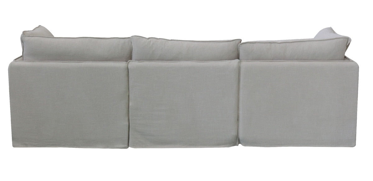 1 SEATER - CALAIS  OATMEAL (87 x 95 x 90cm)