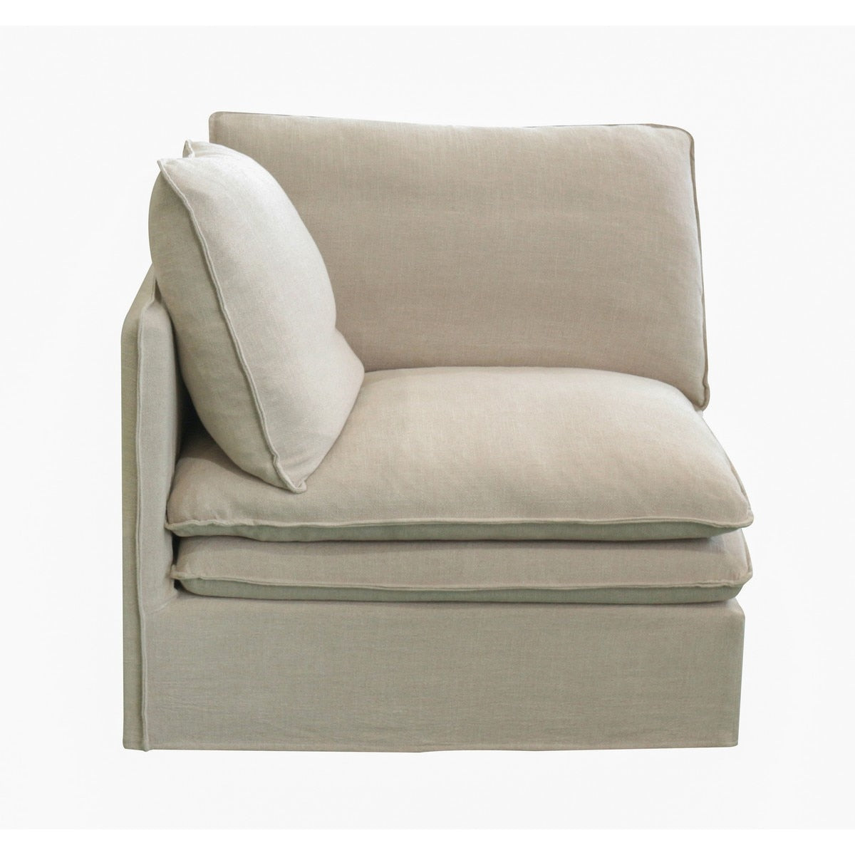 CALAIS CORNER OR LEFT/RIGHT END - OATMEAL (95 x 95 x 90cm)