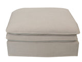 CALAIS OTTOMAN - OATMEAL (95 x 95 x 49cm)