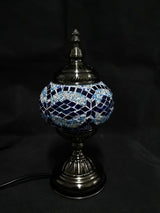 Turkish Mosaic Lamp (Blue Curve)