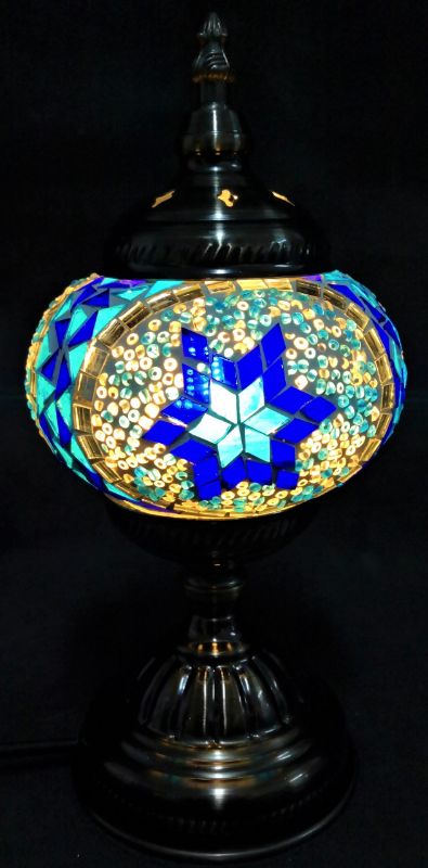 Turkish Mosaic Lamp (Blue Star)