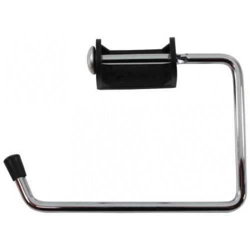 Classic steel toilet roll holder, Jaeco 93, sturdy design, 100 x 148 x 25mm, blends durability with timeless elegance.