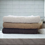 Baksana - Lisbon Double Bath Mat - Linen