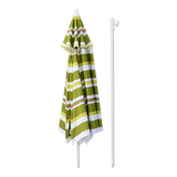 Parasol Umbrella - Striped Green (180 x 120cm)