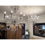 Chandelier Antique Silver -98cm